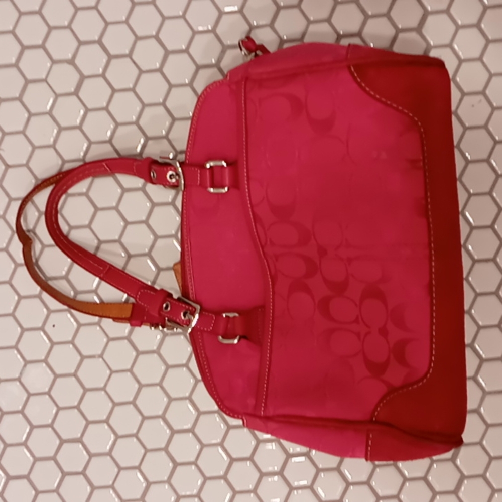 Pink Coach bag